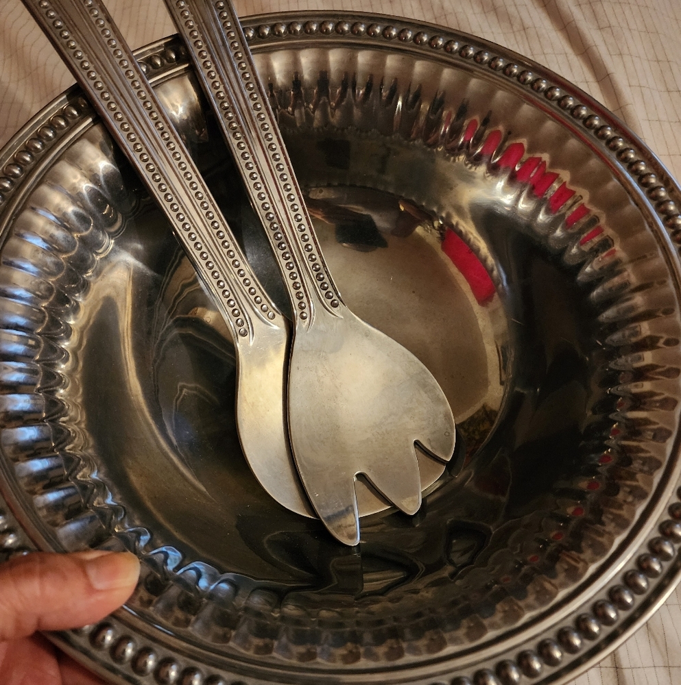 Genuine Wilton Armetale Serveware 3pc Set